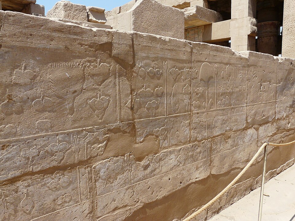 Botanical garden of Thutmosis III（Egypt）