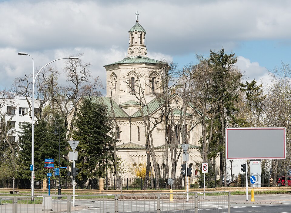 Polish Catholic Cathedral of the Holy Spirit in Warsaw（Poland）