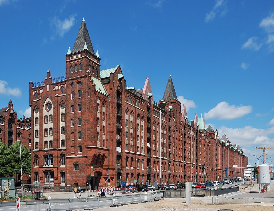 Speicherstadt and Kontorhaus District with Chilehaus（Germany）