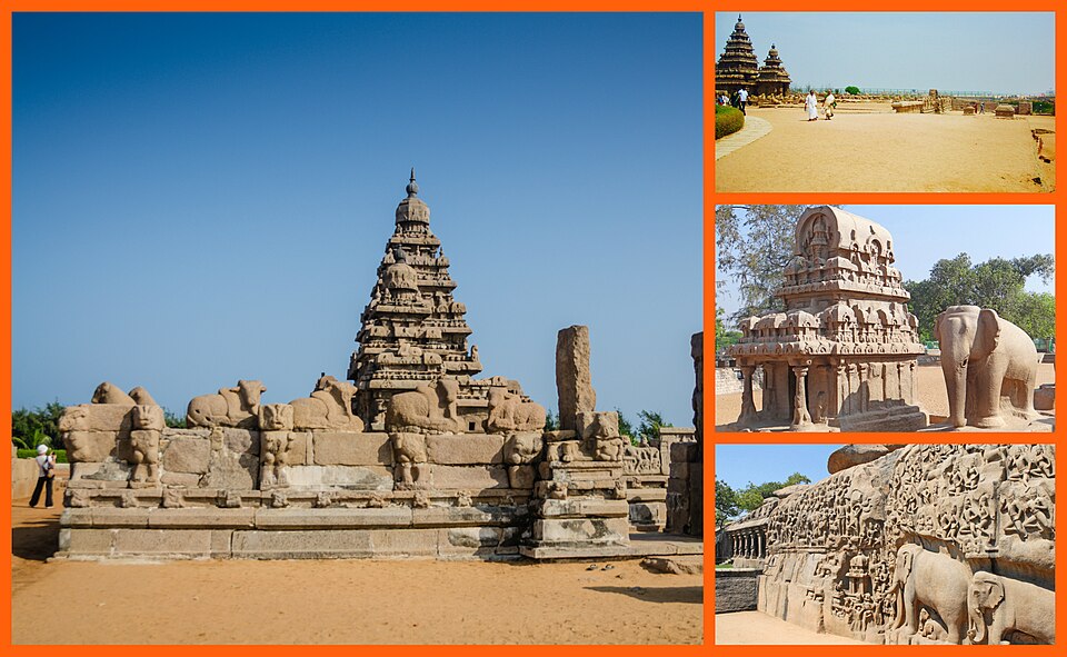Group of monuments at Mahabalipuram（India）