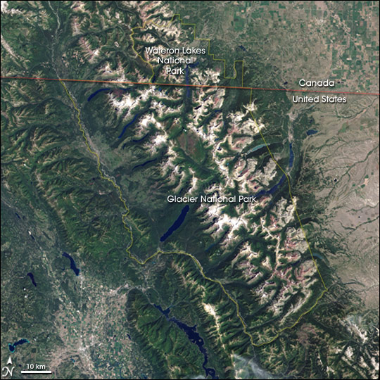 Waterton-Glacier International Peace Park（Canada）
