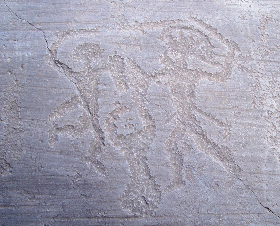 rock drawings in Valcamonica（Italy）